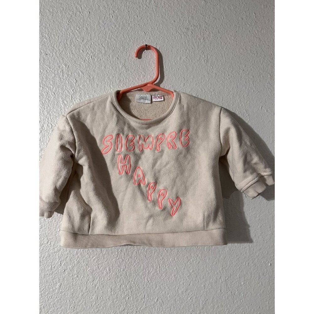 zara siempre happy baby sweater